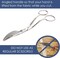 The Beadsmith Applique Scissor – 6 Inches, Duckbill Knife Edge, Angled Handle, Adjustable Tension Screw – Paddle Shape for Art, Crafting, Fabric, Thread, Needlework, Embroidery & Sewing